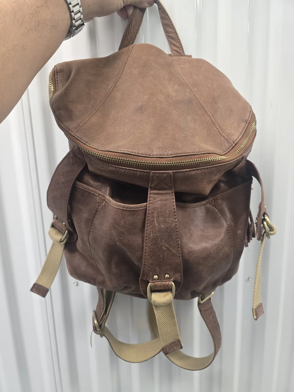 Lucky Brand Leather Backpack